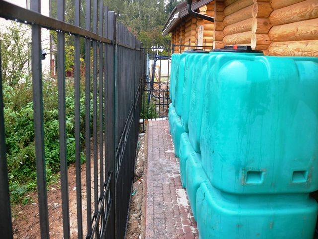 Накопительные емкости для системы полива Накопительные емкости для системы полива